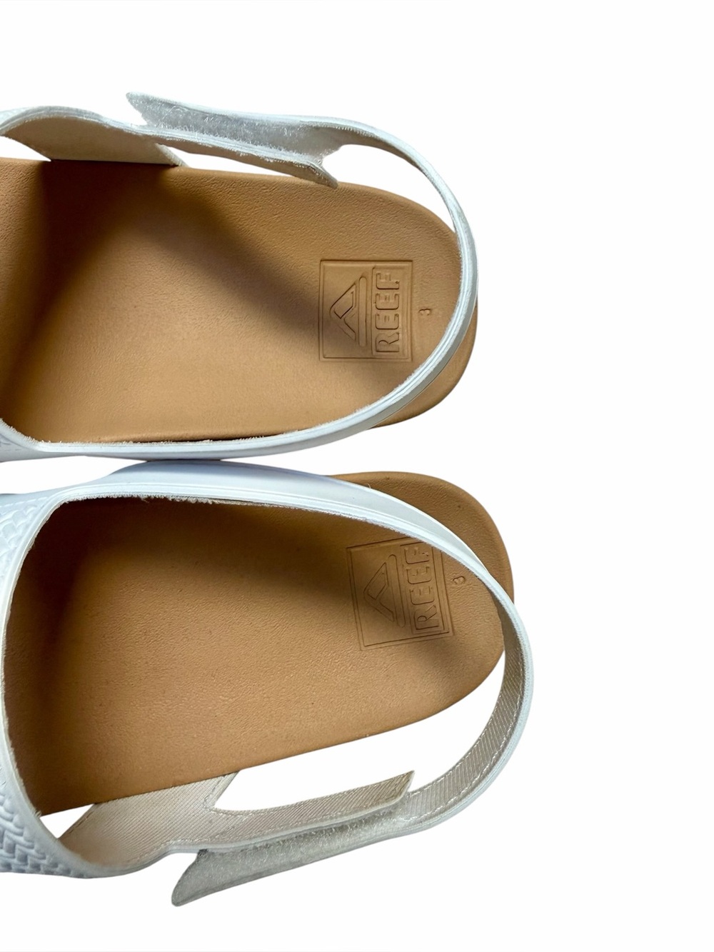 Reef Kids White Water Vista Hook Loop Sandals Size 3 Girls - Picture 4 of 11